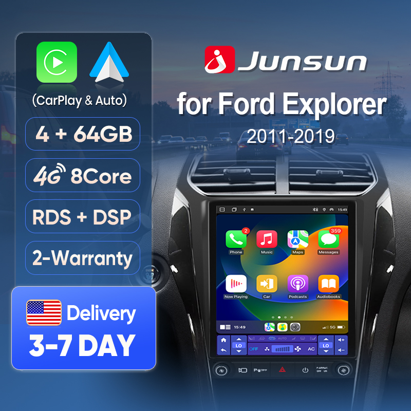 Japanese Lifestyle Products - Junsun Wireless CarPlay Screen for Ford