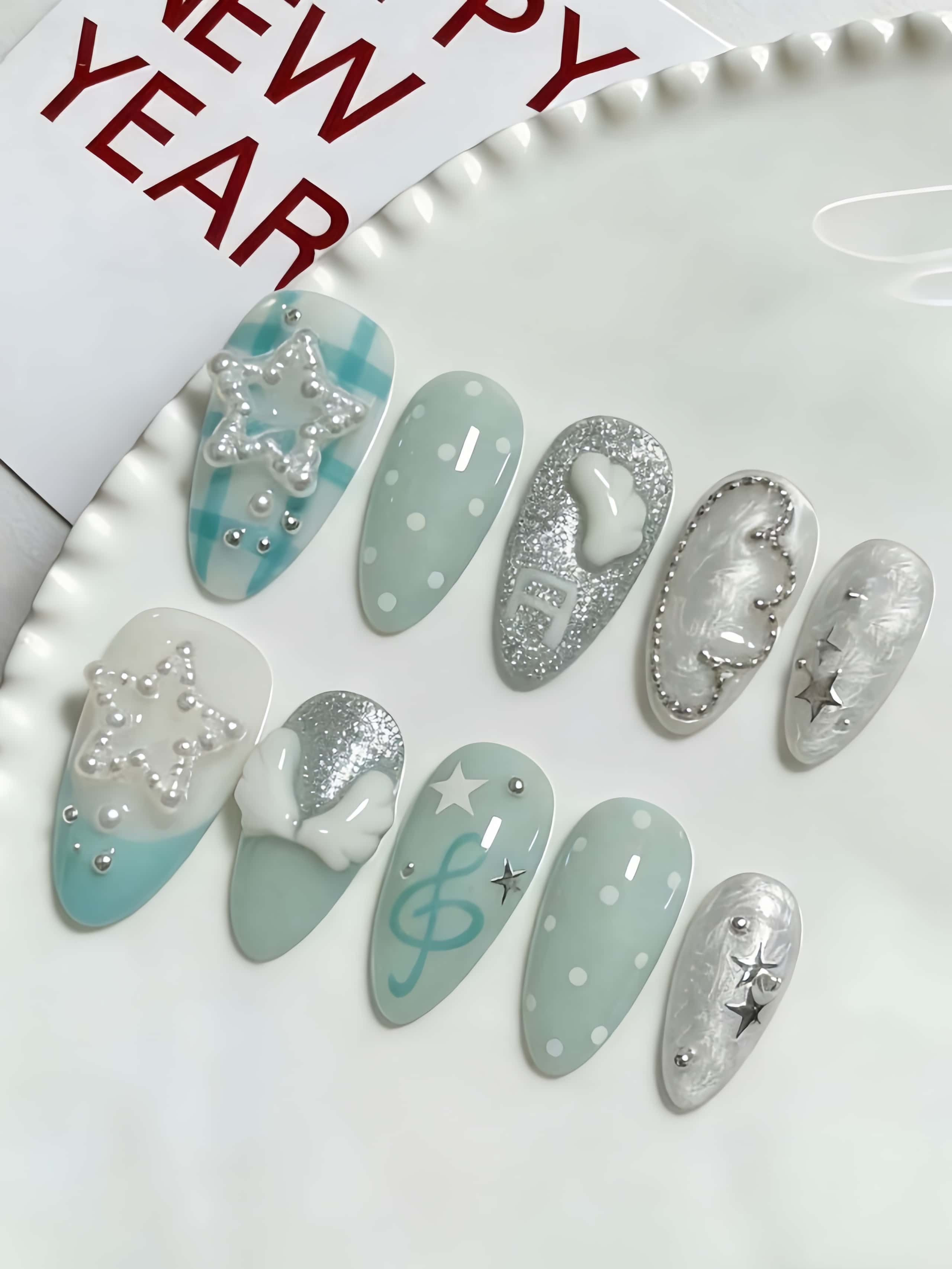 Japanese Daily Lifestyle - 10 Pieces of Handmade Almond-Shaped Full-Cover