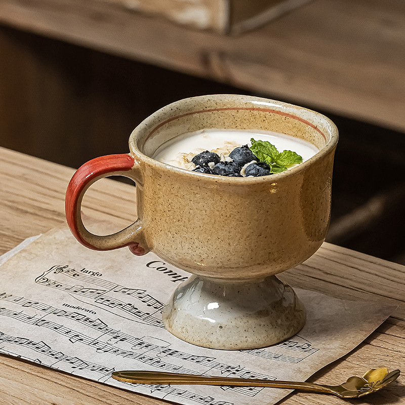 Retro Style Ceramic Cups Coffe - Japanese Daily Lifestyle 评论和价格