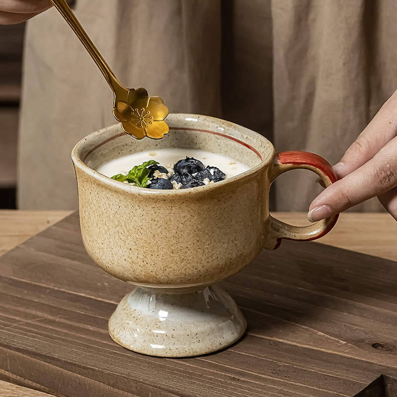 Retro Style Ceramic Cups Coffe - Japanese Daily Lifestyle 评论和价格